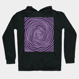 spiral pattern dark purple halloween pastel Hoodie